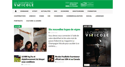 Desktop Screenshot of lachampagneviticole.fr